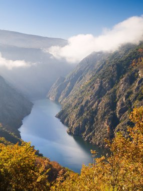 Sil river canyon, Toledo, İspanya