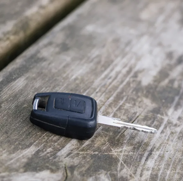 Vergeten auto sleutel in vierkant formaat — Stockfoto