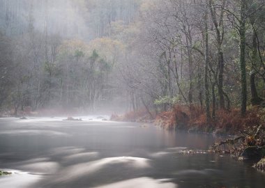 sis Nehri bulunan Galiçya, İspanya.