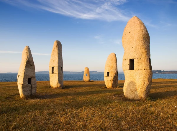 Keltische monumenten in a Coruña, Spanje — Stockfoto