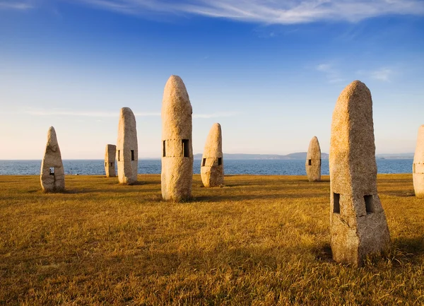 Celtic anıtlar coruna, Galiçya, İspanya — Stok fotoğraf