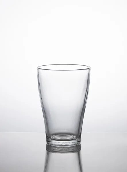 Empty glass isolated on a white background — Stock Photo, Image