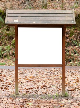 balnk boşluk doğa üzerinde ahşap poster