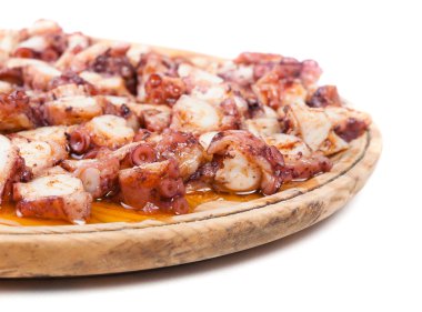 pulpo ahşap plaka feira