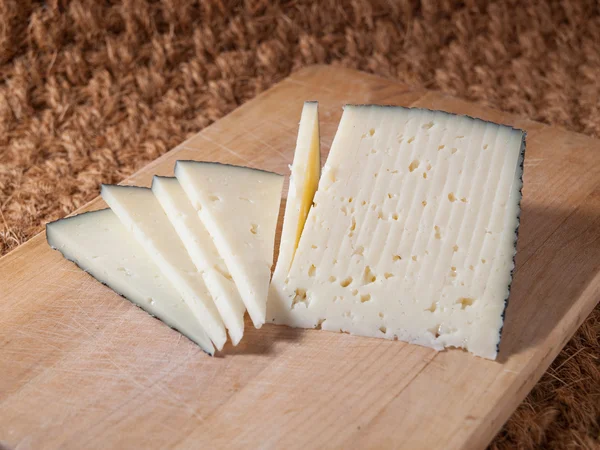 Fette di formaggio spagnolo — Foto Stock