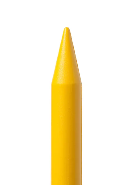Dettaglio pastello di cera giallo — Foto Stock
