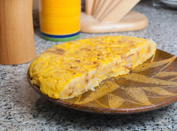 Hiszpańska Omelette — Zdjęcie stockowe