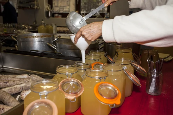 Laboratory of pork meat — Stock Photo, Image