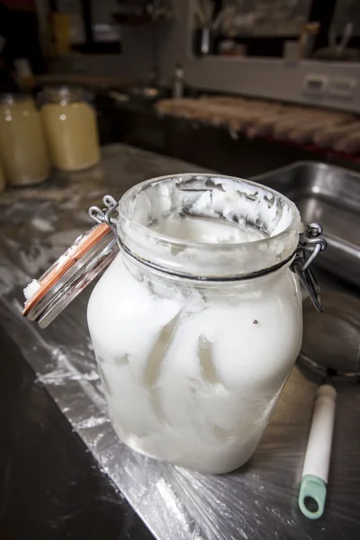 Laboratory of pork meat — Stock Photo, Image