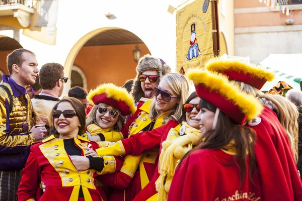 Euro carnevale Triesztben és muggia, Olaszország — Stock Fotó