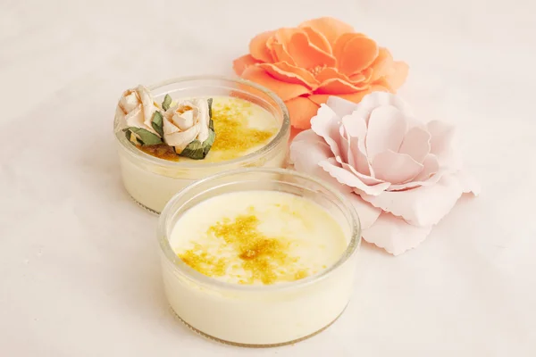 Krem brulee — Stok fotoğraf