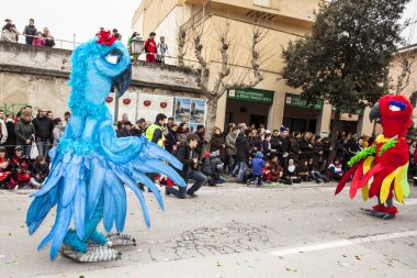 Muggia karnaval geçit, İtalya