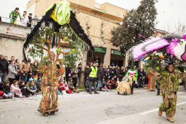 Muggia karnaval geçit, İtalya