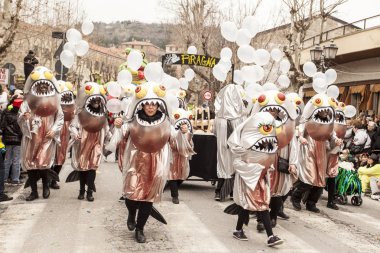 Muggia karnaval geçit, İtalya