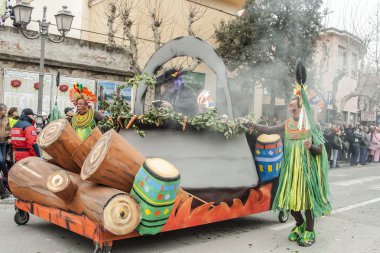 Muggia karnaval geçit, İtalya