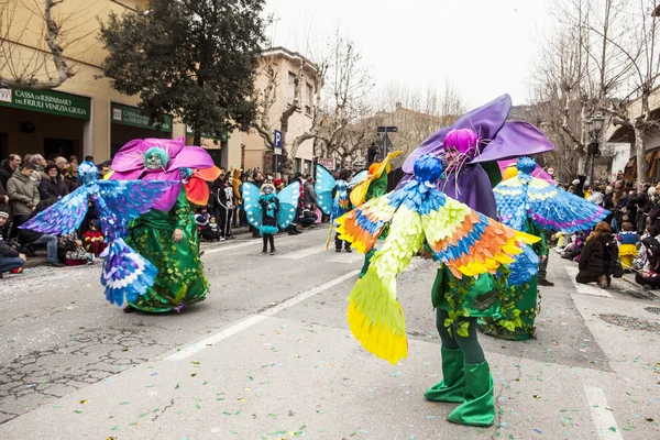 Parady karnawałowe Muggia, Włochy — Zdjęcie stockowe