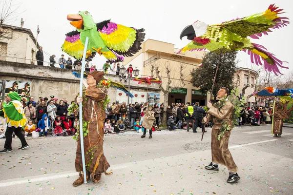 Muggia carnival parade, Italië — Stockfoto