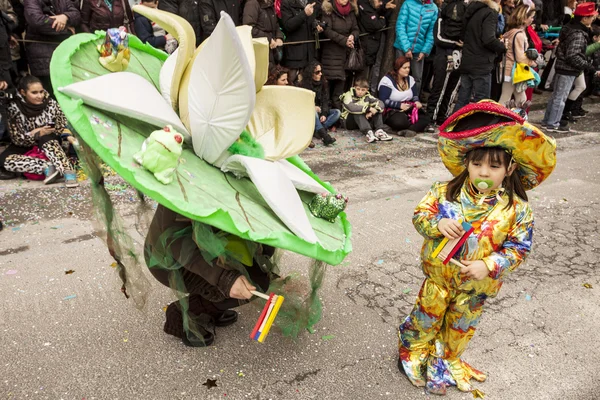 Muggia carnival parade, Italien — Stockfoto