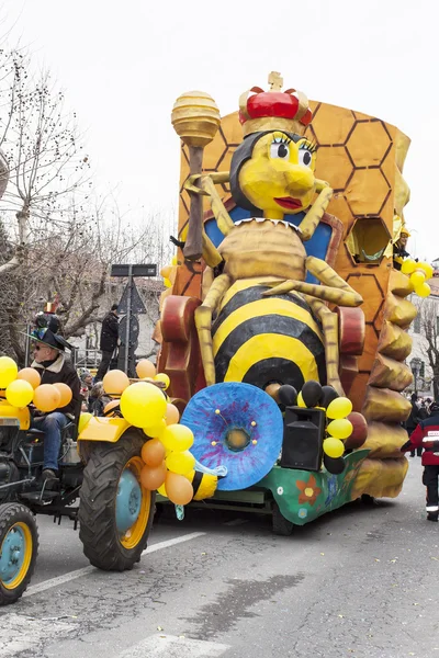 Muggia carnival parade, Italien — Stockfoto