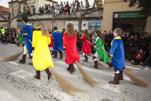 Muggia farsangi felvonulás, Olaszország — Stock Fotó