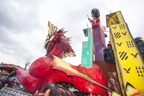 Muggia carnival parade, Italien — Stockfoto