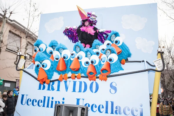 Muggia karnaval geçit, İtalya — Stok fotoğraf