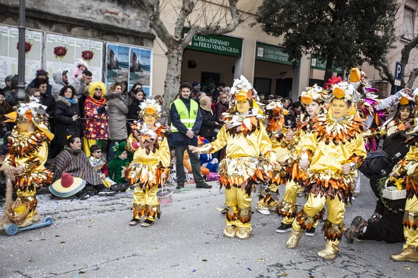 Muggia farsangi felvonulás, Olaszország — Stock Fotó