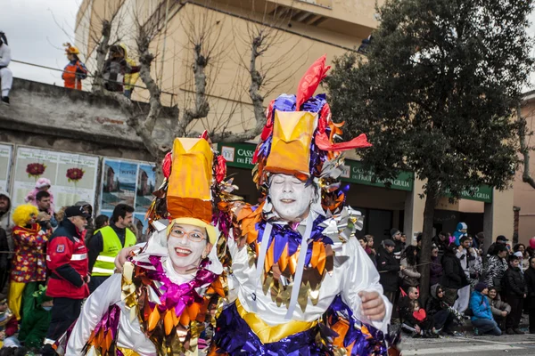 Parady karnawałowe Muggia, Włochy — Zdjęcie stockowe
