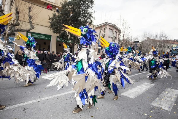 Muggia carnival parade, Italien — Stockfoto