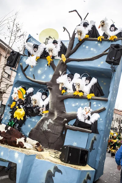 Muggia carnival parade, Italië — Stockfoto