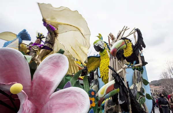 Muggia carnival parade, Italien — Stockfoto