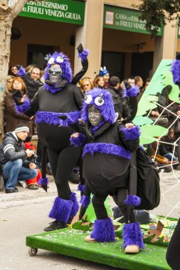 Muggia karnaval geçit, İtalya