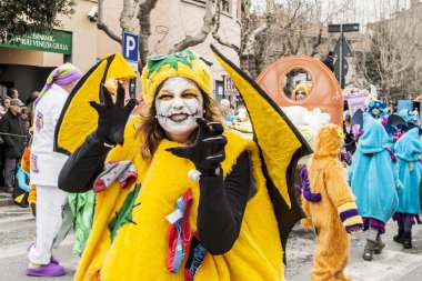 Muggia karnaval geçit, İtalya