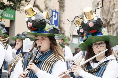 Muggia karnaval geçit, İtalya