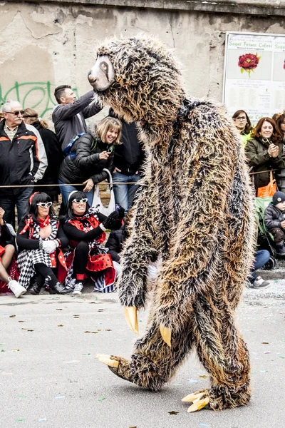 Muggia carnival parade, Italië — Stockfoto