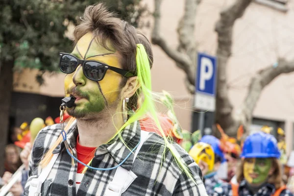 Muggia carnival parade, Italien — Stockfoto