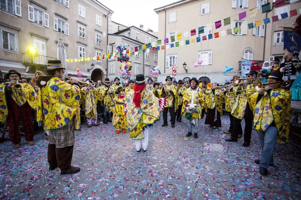 Karnevalen i muggia, Italien — Stockfoto