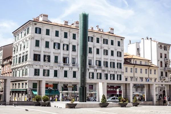 Goldoni Square, Trieste, Italy — стоковое фото