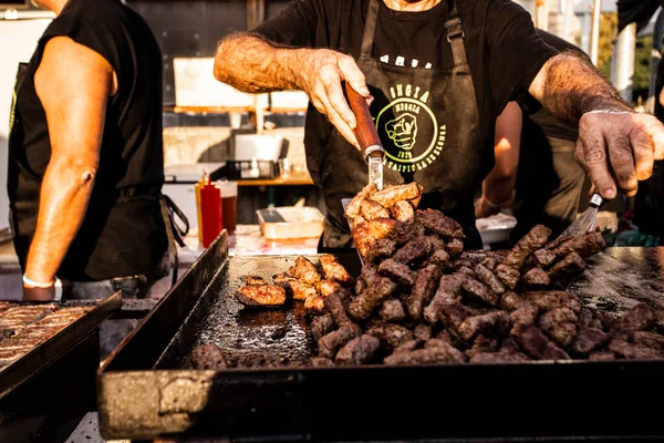 Barbecue Occasion Summer Carnival Muggia Trieste Italy — Stockfoto