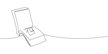 Takvimi 14 Şubat 'ta kesintisiz çizgi çizimiyle yırt. Bir satır takvim sanatı, unutulmaz tarih, geri sayım, tatil, aşk.