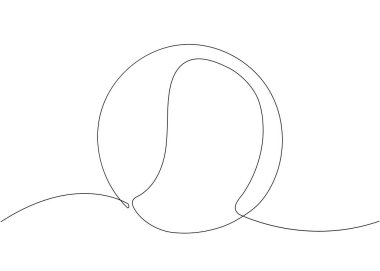 Tenis topu bir çizgi sanat. Top, spor, koşu, top sporu, aktivite, atlet, oyun, antrenman, rekabet, eğlence, raket oyunu El çizimi