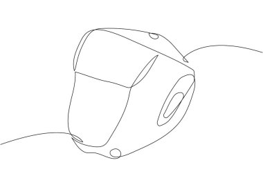 Boks, güreş kaskı, bir çizgi sanat. MMA, shingard, karma dövüş sanatları, spor, aktivite, mücadele, dövüş, atlet, güç, yarışma eğitimi el çizimi vektörü