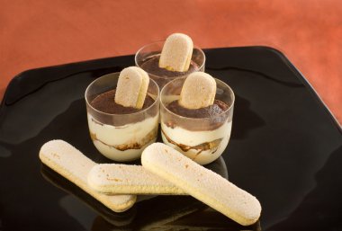 geleneksel İtalyan tatlısı - tiramisu' tatlı.