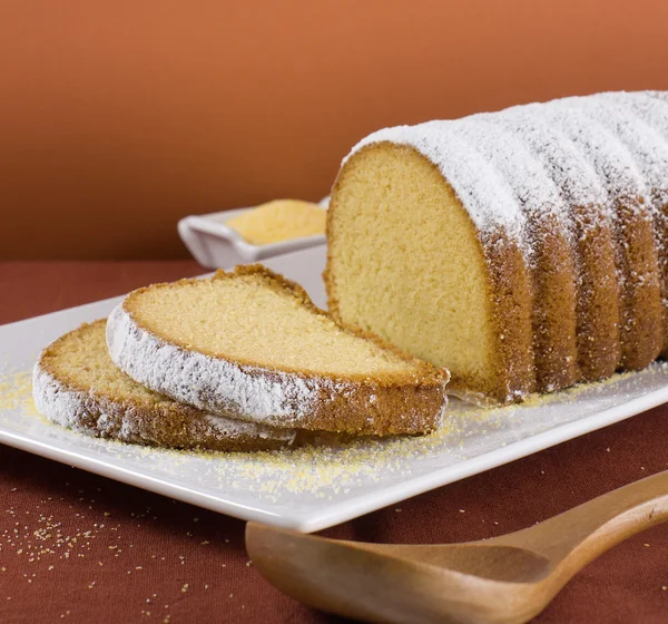 Cornmeal cake — Stock Photo, Image