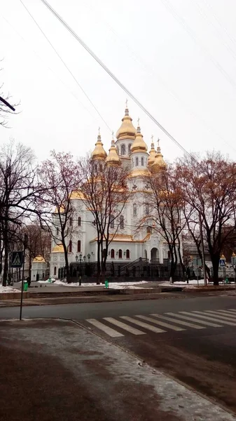Église Orthodoxe Porte Nom Femmes Porteuses Myrrhe Kharkiv — Photo