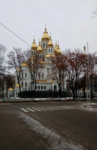 Iglesia Ortodoxa Lleva Nombre Mujeres Portadoras Mirra Kharkiv — Foto de Stock