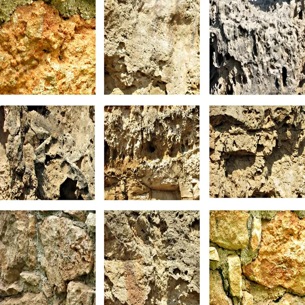 Stones and rock collection — Stock Photo, Image