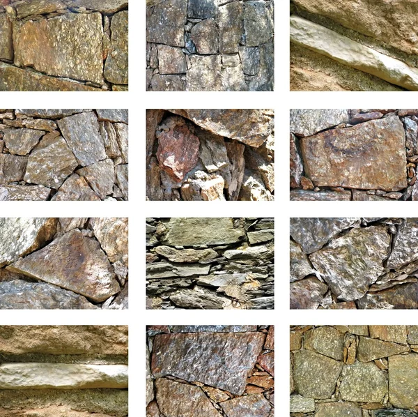 Stones and rock collection — Stock Photo, Image