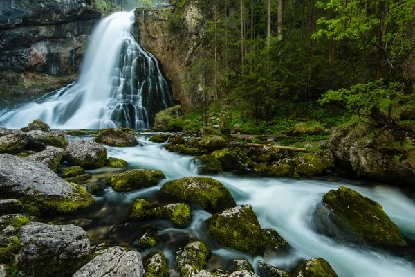 Gollinger Wasserfall Golling Tennengau Salzburg Österreich Europa — Stockfoto