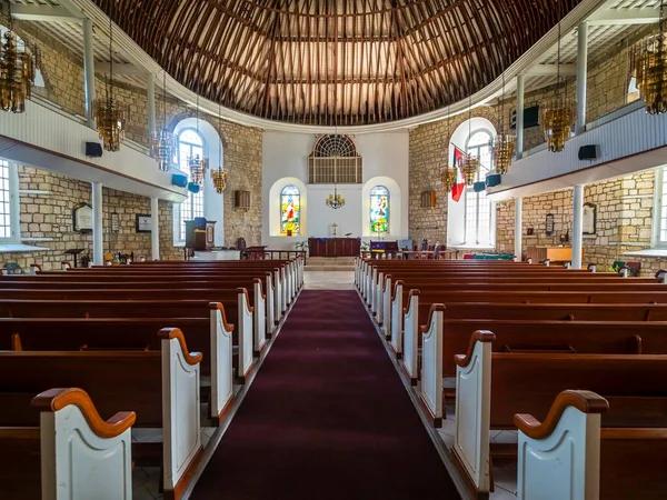 Англіканська Церква Святого Петра Антигуа Вест Індія Антигуа Барбуда Карибське — стокове фото